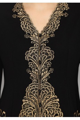 Lyne Halim Kebaya Bordir Emas, 7397 - Hitam.